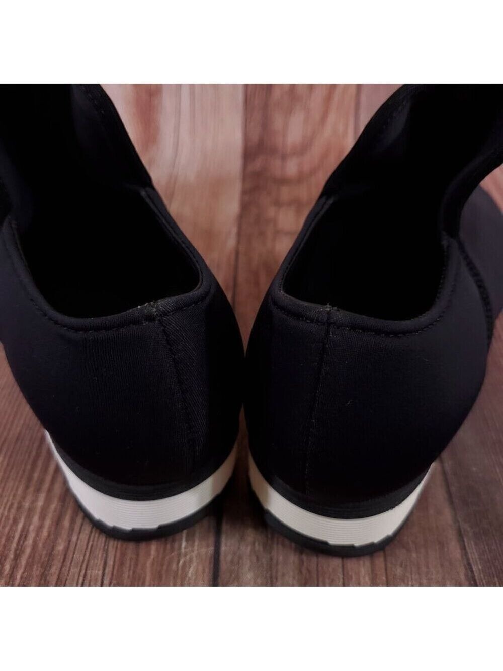 iRi NYC Womens Size 5.5 WES Black Outline Low Top Sneaker - Picture 6 of 15